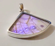 Load image into Gallery viewer, Butterfly wing jewelry, real butterfly, butterfly wing pendant, butterfly wing earrings real butterfly gifts, jewelry with butterfly wings