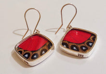 Load image into Gallery viewer, Butterfly earrings, real butterfly wing jewelry, real butterflies in jewelry, butterfly wings in jewelry, butterfly wing jewelry
