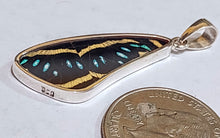 Load image into Gallery viewer, Butterfly wing jewelry, real butterfly, butterfly wing pendant, butterfly wing earrings real butterfly gifts, jewelry with butterfly wings