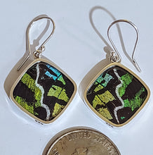 Load image into Gallery viewer, Butterfly earrings, real butterfly wing jewelry, real butterflies in jewelry, butterfly wings in jewelry, butterfly wing jewelry