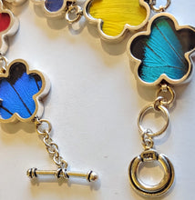 Load image into Gallery viewer, Butterfly wing bracelet, real butterfly, butterfly wing pendant, butterfly wing earrings real butterfly gifts, jewelry with butterfly wings