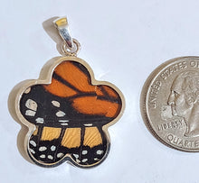 Load image into Gallery viewer, NEW FLOWER SHAPED! wing jewelry, real butterfly, butterfly wing pendant, butterfly wing earrings real butterfly gifts, jewelry with butterfly wings