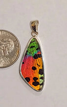 Load image into Gallery viewer, Butterfly wing jewelry, real butterfly, butterfly wing pendant, butterfly wing earrings real butterfly gifts, jewelry with butterfly wings