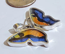 Load image into Gallery viewer, Butterfly wing jewelry, real butterfly, butterfly wing pendant, butterfly wing earrings real butterfly gifts, jewelry with butterfly wings