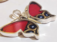 Load image into Gallery viewer, Butterfly wing jewelry, real butterfly, butterfly wing pendant, butterfly wing earrings real butterfly gifts, jewelry with butterfly wings