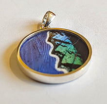Load image into Gallery viewer, Butterfly wing jewelry, real butterfly, butterfly wing pendant, butterfly wing earrings real butterfly gifts, jewelry with butterfly wings