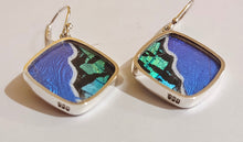 Load image into Gallery viewer, Butterfly earrings, real butterfly wing jewelry, real butterflies in jewelry, butterfly wings in jewelry, butterfly wing jewelry