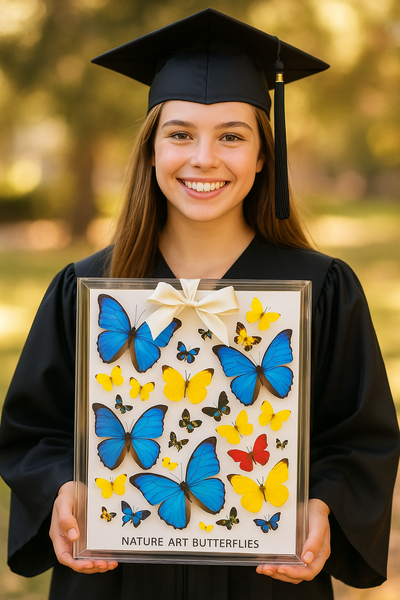 butterflies and graduation