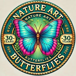 nature art butterflies logo