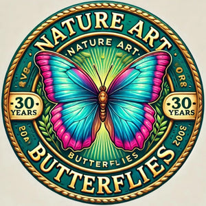 nature art butterflies logo