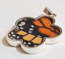 Load image into Gallery viewer, NEW FLOWER SHAPED! wing jewelry, real butterfly, butterfly wing pendant, butterfly wing  earrings real butterfly gifts, jewelry with butterfly wings
